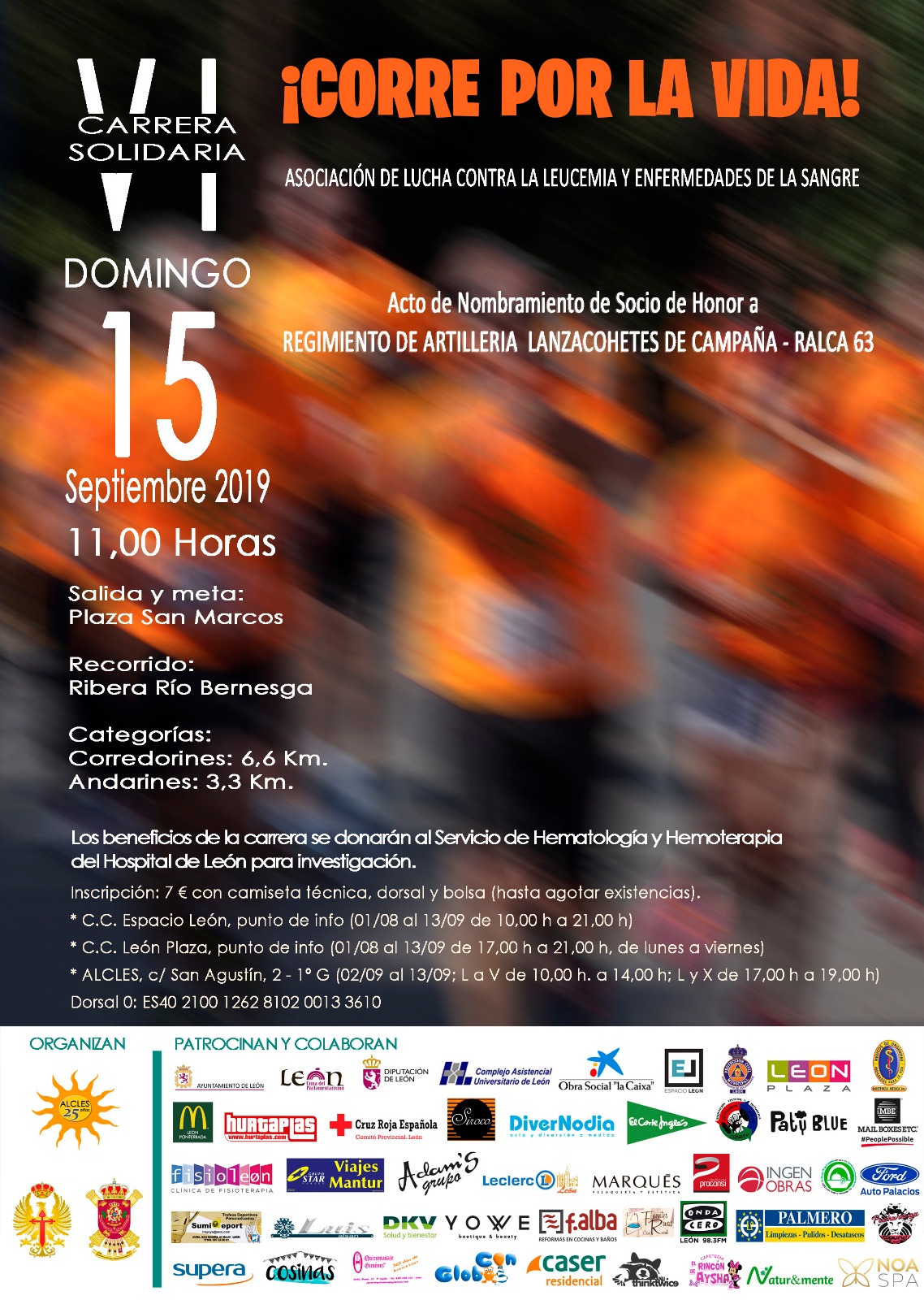 VI CARRERA SOLIDARIA CORRE POR LA VIDA