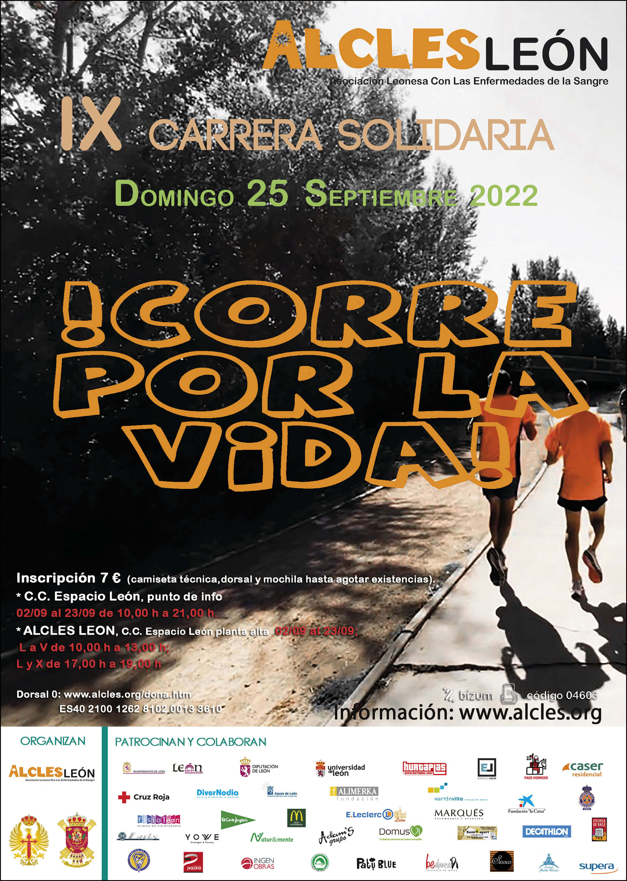 IX CARRERA SOLIDARIA CORRE POR LA VIDA